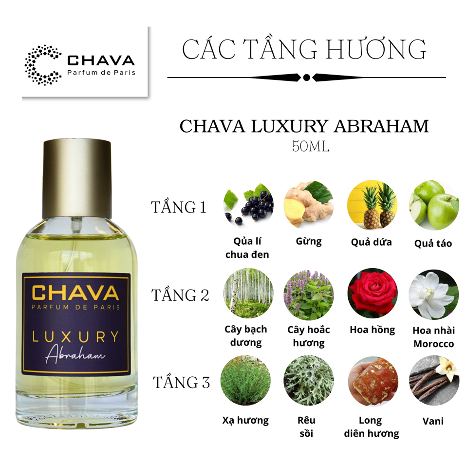 NƯỚC HOA ABRAHAM LUXURY 50ML - CHAVA-duoc-ban-tai-Milo Shop