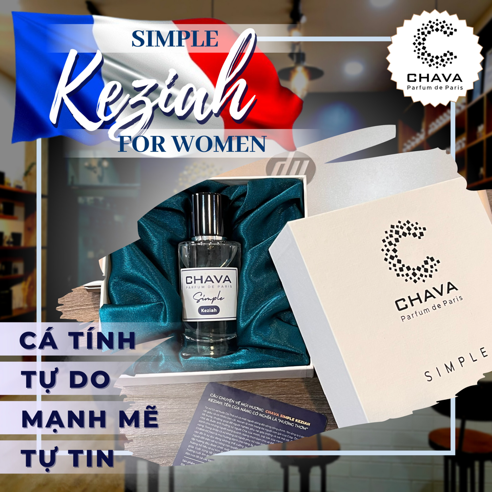 NƯỚC HOA KEZIAH SIMPLE 50ML - CHAVA-duoc-ban-tai-Milo Shop