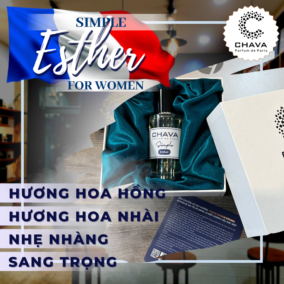 NƯỚC HOA ESTHER SIMPLE 50ML - CHAVA-duoc-ban-tai-Milo Shop
