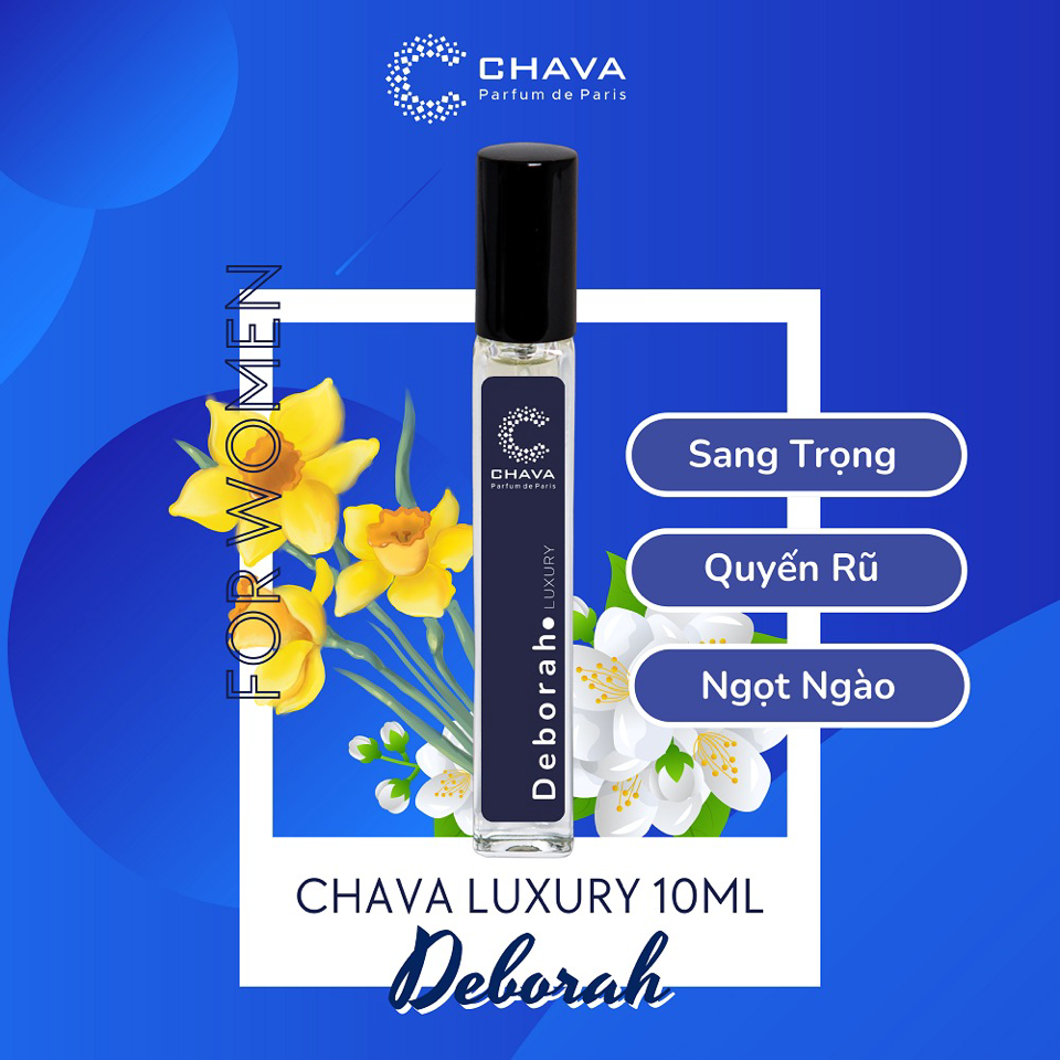 NƯỚC HOA DEBORAH LUXURY MINI 10ML - CHAVA-duoc-ban-tai-Milo Shop