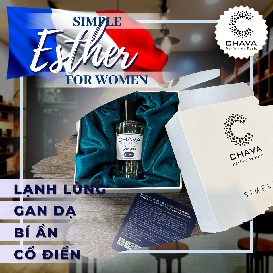 NƯỚC HOA ESTHER SIMPLE 50ML - CHAVA-duoc-ban-tai-Milo Shop