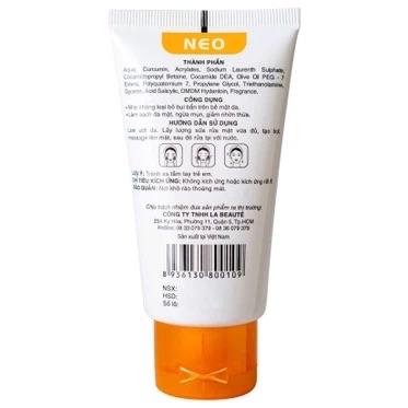  Sữa rửa mặt nghệ Nano Neo Cleanser ngừa mụn, ngừa sẹo, mờ vết thâm (86g)-duoc-ban-tai-Milo Shop