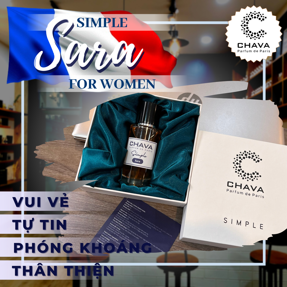 NƯỚC HOA SARA SIMPLE 50ML - CHAVA-duoc-ban-tai-Milo Shop