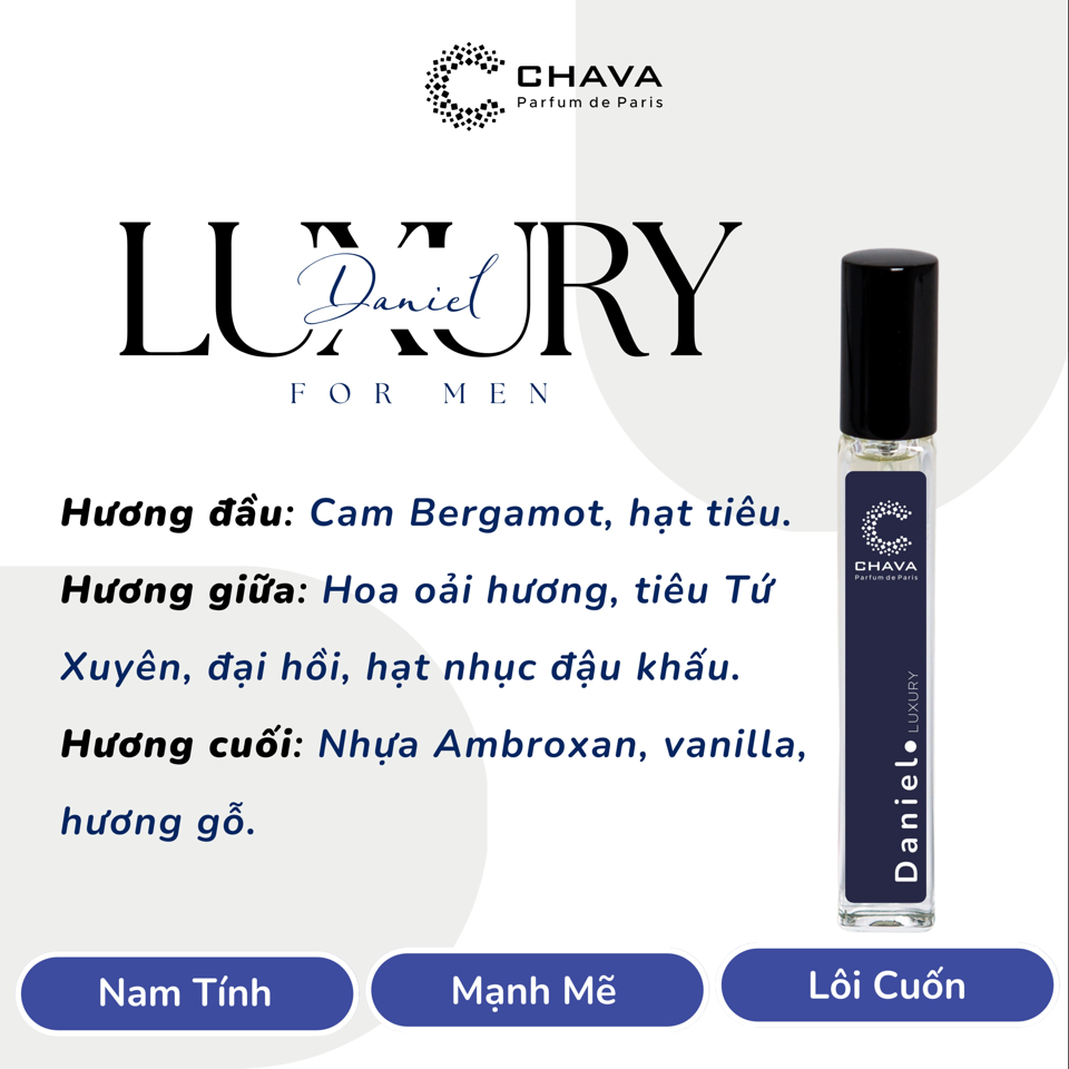 NƯỚC HOA DANIEL LUXURY 10ML - CHAVA-duoc-ban-tai-Milo Shop