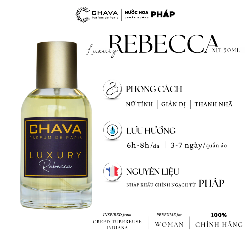 NƯỚC HOA REBECCA LUXURY 50ML - CHAVA-duoc-ban-tai-Milo Shop