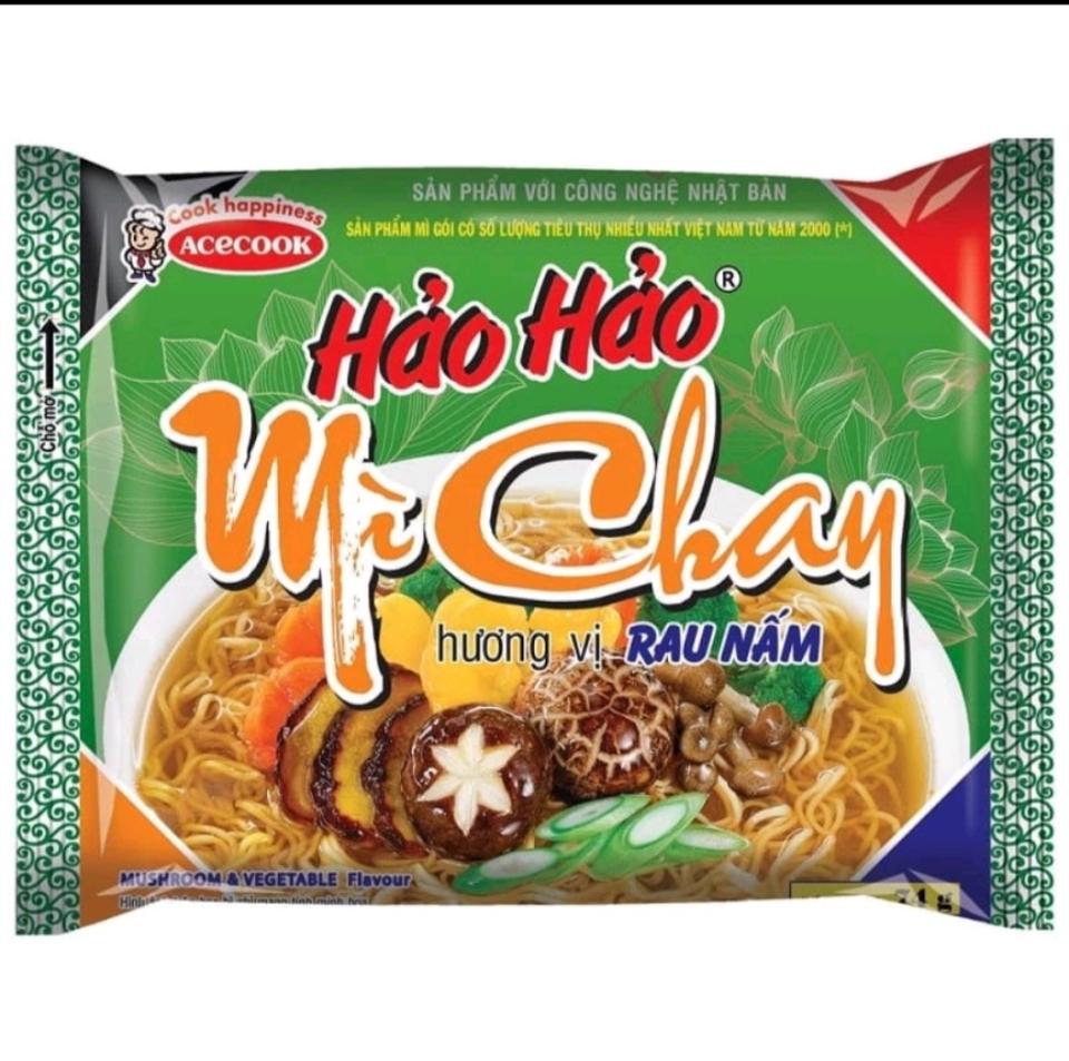 Hảo hảo mì chay hương vị rau nấm 74g-duoc-ban-tai-T-MART 24H