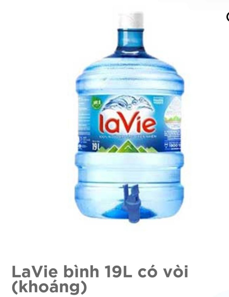 LAVIE nước uống bình 19L (khoáng, có vòi)-duoc-ban-tai-T-MART 24H