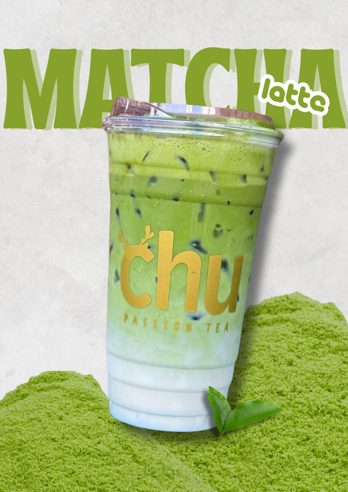 Matcha Latte-duoc-ban-tai-Chu Passion Tea - Xuân Lộc