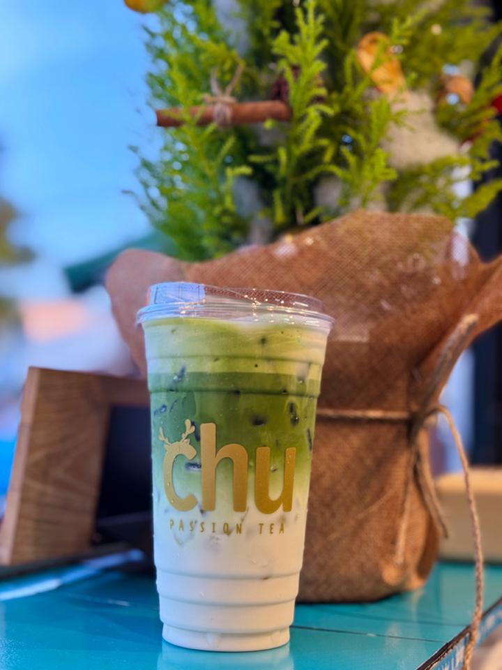 Matcha Latte-duoc-ban-tai-Chu Passion Tea - Xuân Lộc