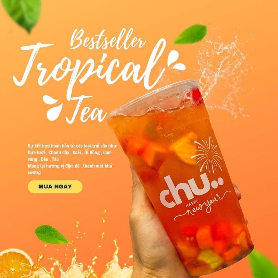 Trà Trái Cây Nhiệt Đới.-duoc-ban-tai-Chu Passion Tea - Xuân Lộc
