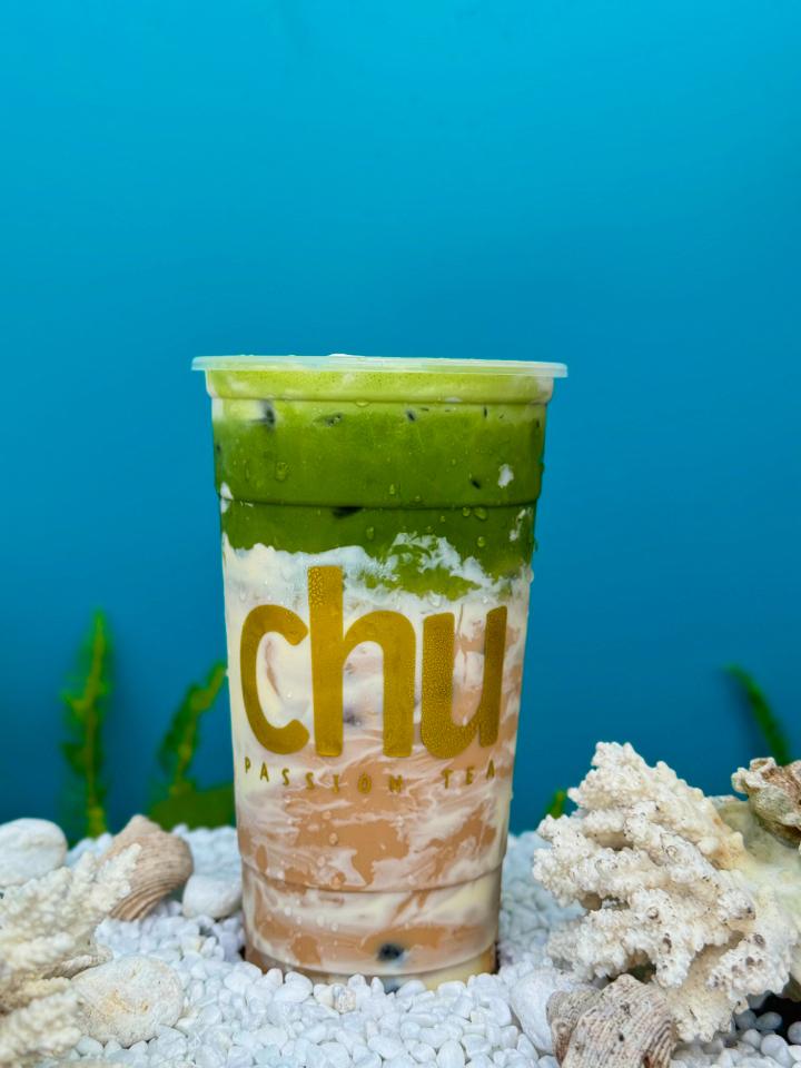 Trà Sữa Matcha Phomai-duoc-ban-tai-Chu Passion Tea - Xuân Lộc