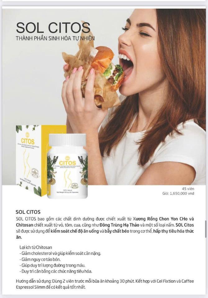 SOL CITOS-duoc-ban-tai-Diệp Phong Chữa Lành