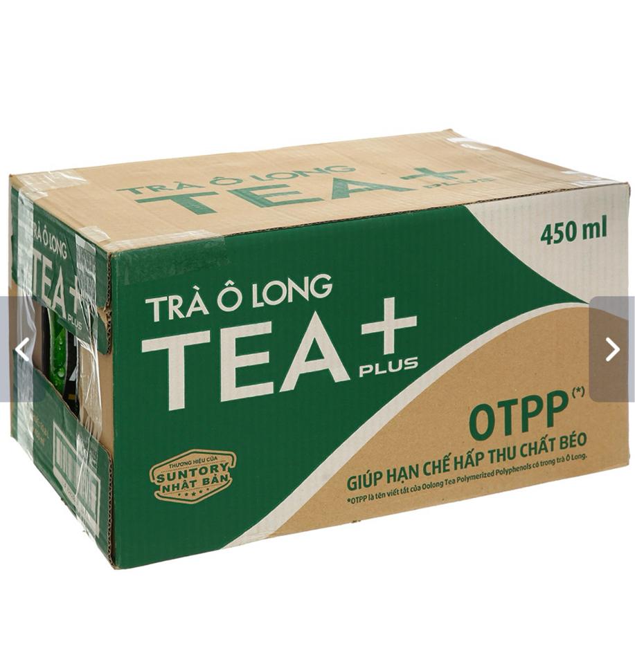 Nước Ngọt Ô Long TeaPlus Chai 450ml-duoc-ban-tai-ZiluMart