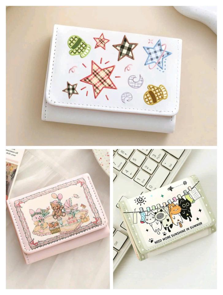 Ví Gập Cúc Cute-duoc-ban-tai-Huỳnh Phụ Kiện
