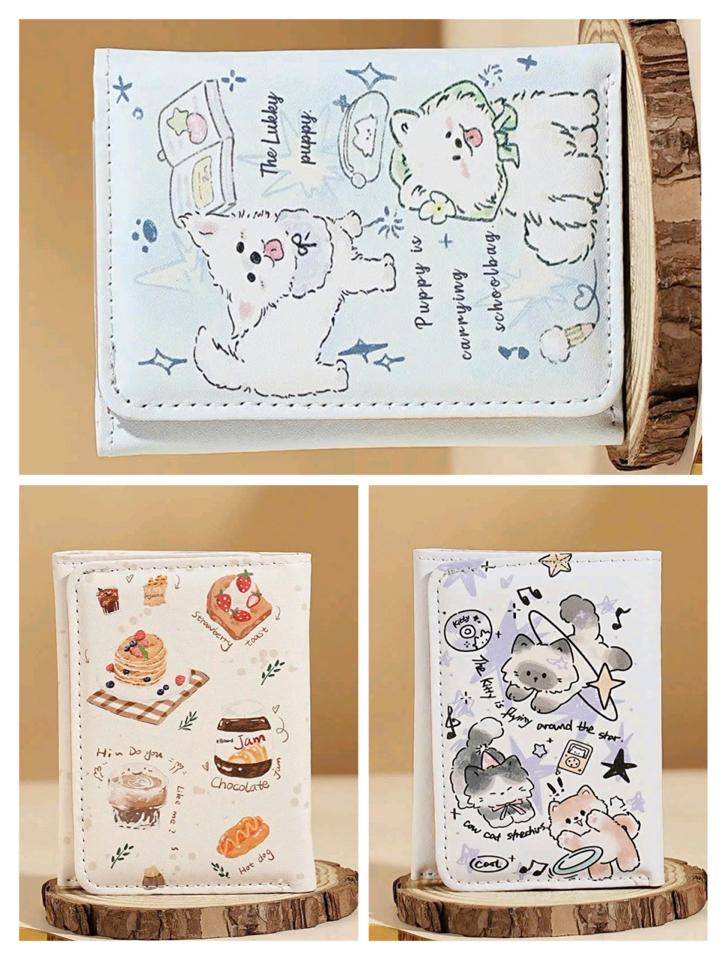 Ví Gập Cúc Cute-duoc-ban-tai-Huỳnh Phụ Kiện