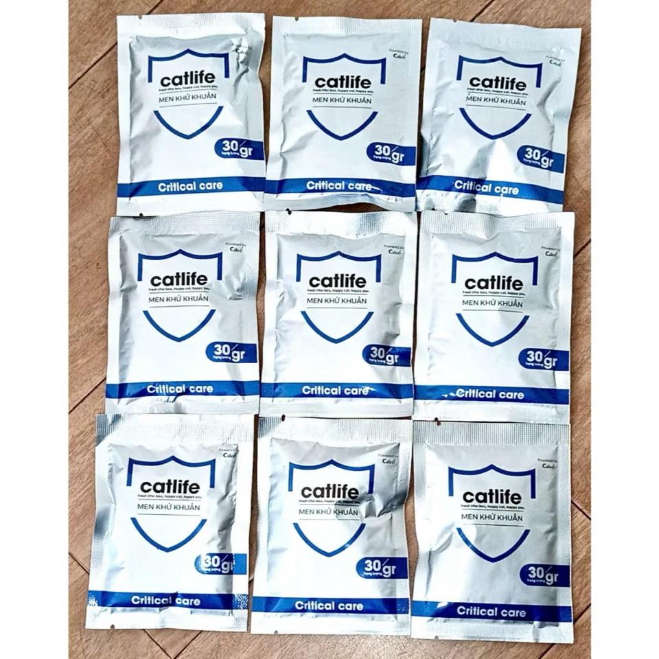 Men khử mùi khử khuẩn cát vệ sinh - CATLIFE 30g/gói-duoc-ban-tai-PINE PET STORE