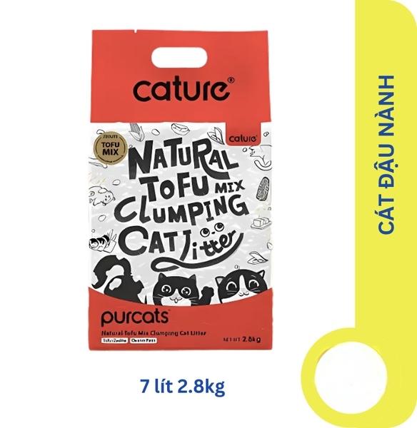Cát đậu nành TOFU CATURE 7L - 2,8kg-duoc-ban-tai-PINE PET STORE