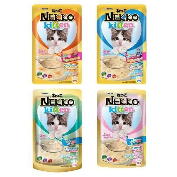 Pate nekko kitten 70g/gói-duoc-ban-tai-PINE PET STORE