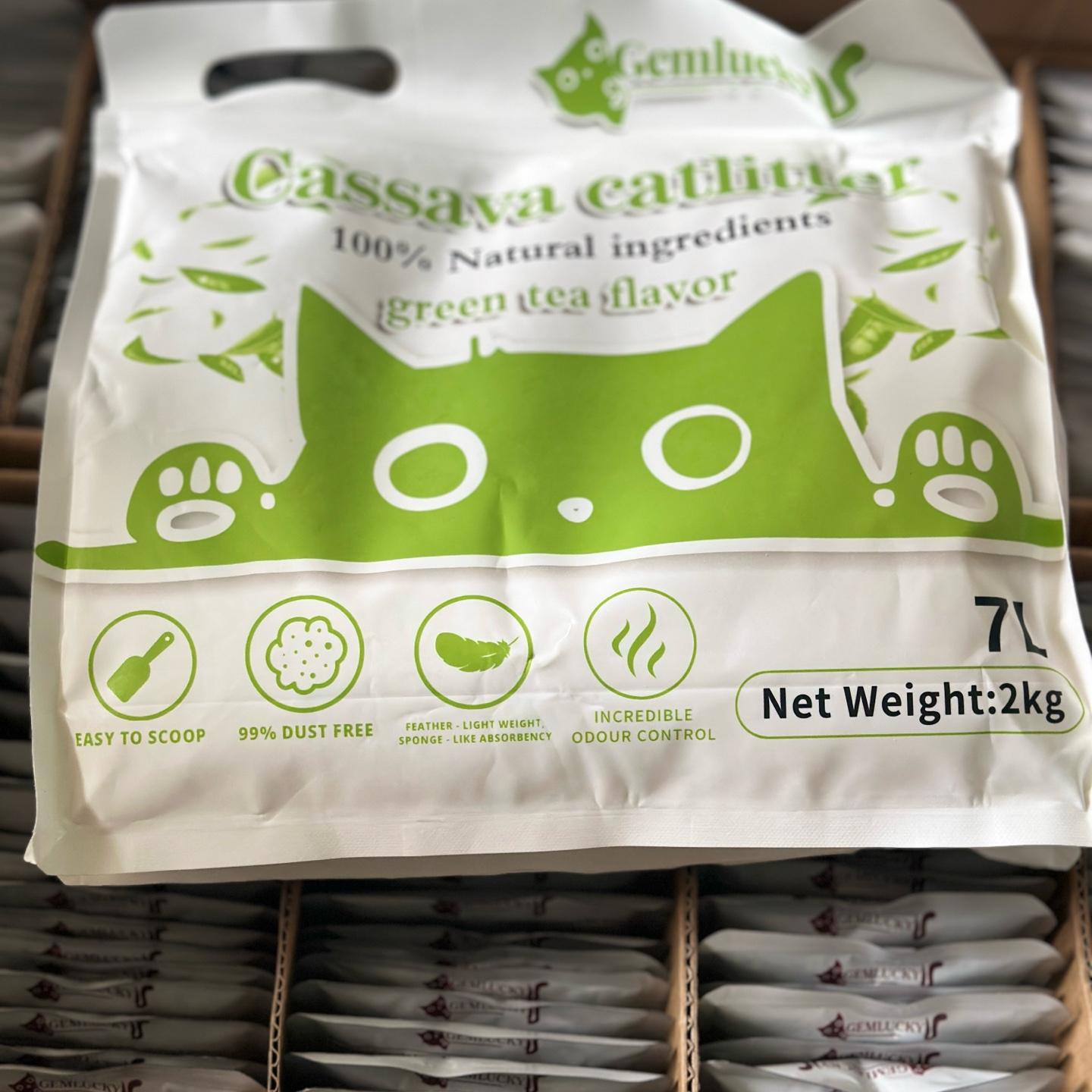 cát sắn GEM LUCKY 7L/2kg-duoc-ban-tai-PINE PET STORE