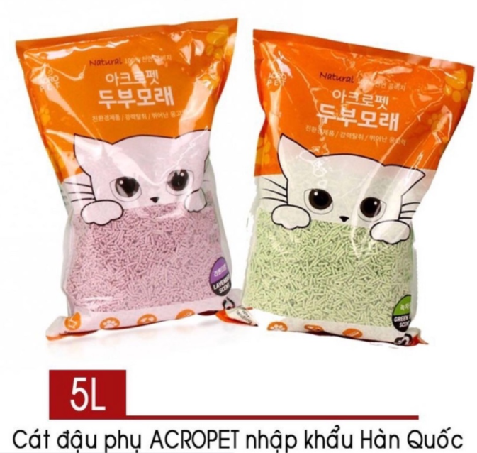 Cát đậu nành vệ sinh cho mèo - ACROPET 5L-duoc-ban-tai-PINE PET STORE