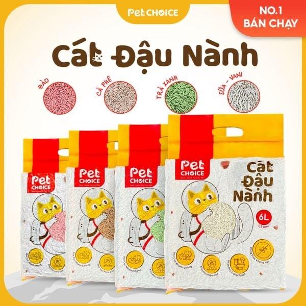 Cát đậu nành vệ sinh cho mèo - PET CHOICE 6L-duoc-ban-tai-PINE PET STORE
