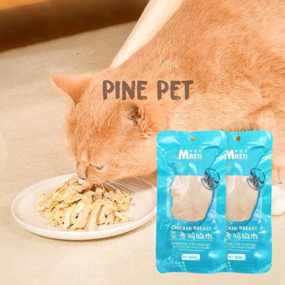 Ức gà hấp cho mèo 40g-duoc-ban-tai-PINE PET STORE