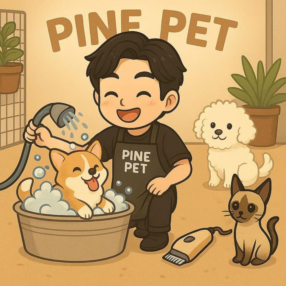 Tắm vệ sinh + cắt tỉa thú cưng-duoc-ban-tai-PINE PET STORE