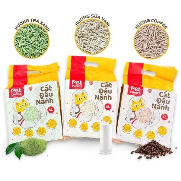Cát đậu nành vệ sinh cho mèo - PET CHOICE 6L-duoc-ban-tai-PINE PET STORE
