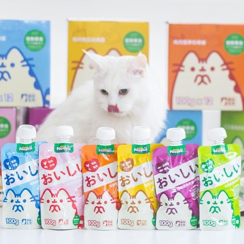 Soup thưởng Nekka nắp vặn 100g-duoc-ban-tai-PINE PET STORE