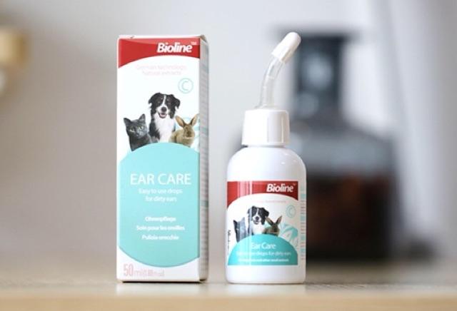 Dung Dịch Vệ Sinh Tai Bioline Ear Care 50ml-duoc-ban-tai-PINE PET STORE