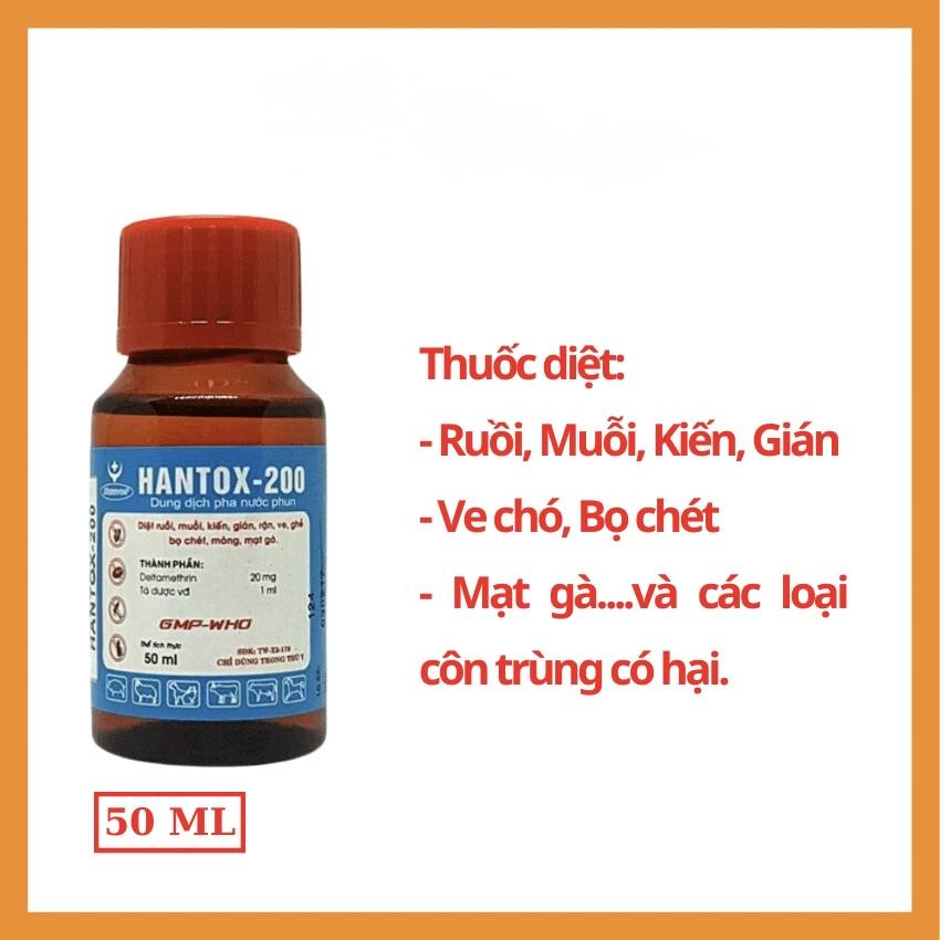 Thuốc trị ve rận, bọ chét HANTOX - 200 -duoc-ban-tai-PINE PET STORE