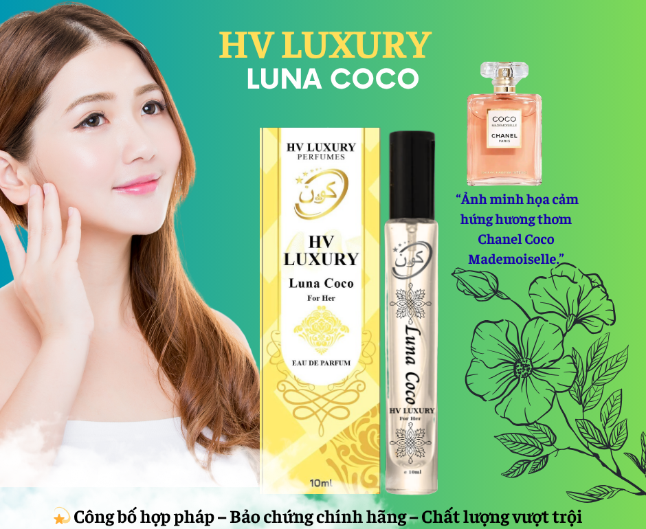 Nước Hoa Luna Coco – vẻ đẹp cổ điển, khí chất hiện đại.-duoc-ban-tai-HV LUXURY PERFUMES