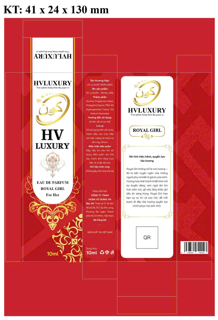 NƯỚC HOA NỮ ROYAL GIRL by HV LUXURY- Nước hoa nữ tính kiêu hãnh, quyền lực tỏa hương.Hàng chính hãng, đạt chuẩn cGMP, được Bộ Y Tế chứng nhận-duoc-ban-tai-HV LUXURY PERFUMES