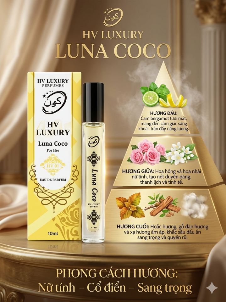 Nước Hoa Luna Coco by HV LUXURY-duoc-ban-tai-HV LUXURY PERFUMES