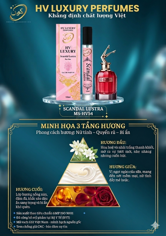 Nước hoa Scandal Lustra by HV LUXURY-duoc-ban-tai-HV LUXURY PERFUMES