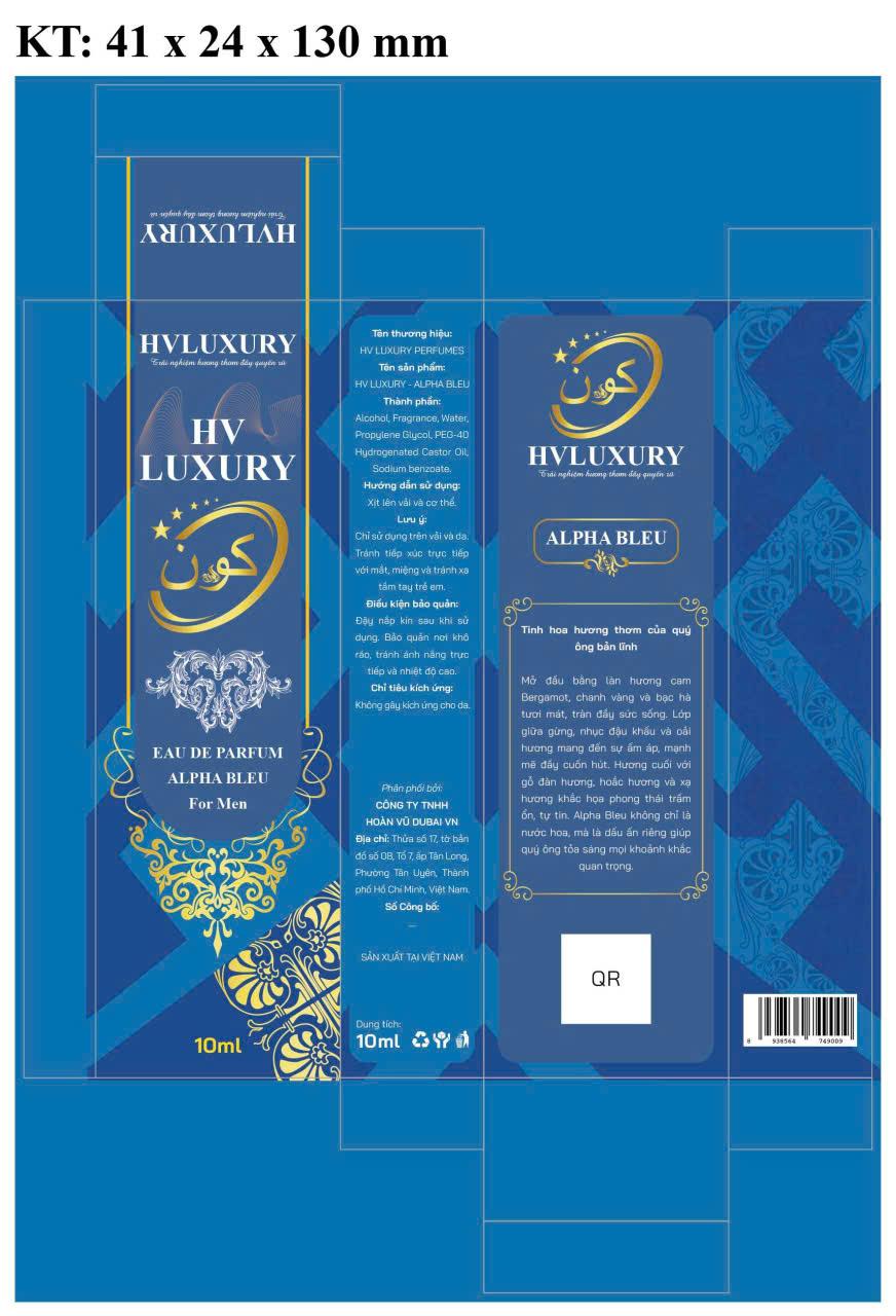 NƯỚC HOA NAM ALPHA BLEU by HV LUXURY – Nước hoa tinh hoa hương thơm của quý ông bản lĩnh. Hàng chính hãng, đạt chuẩn cGMP, được Bộ Y Tế chứng nhận.-duoc-ban-tai-HV LUXURY PERFUMES