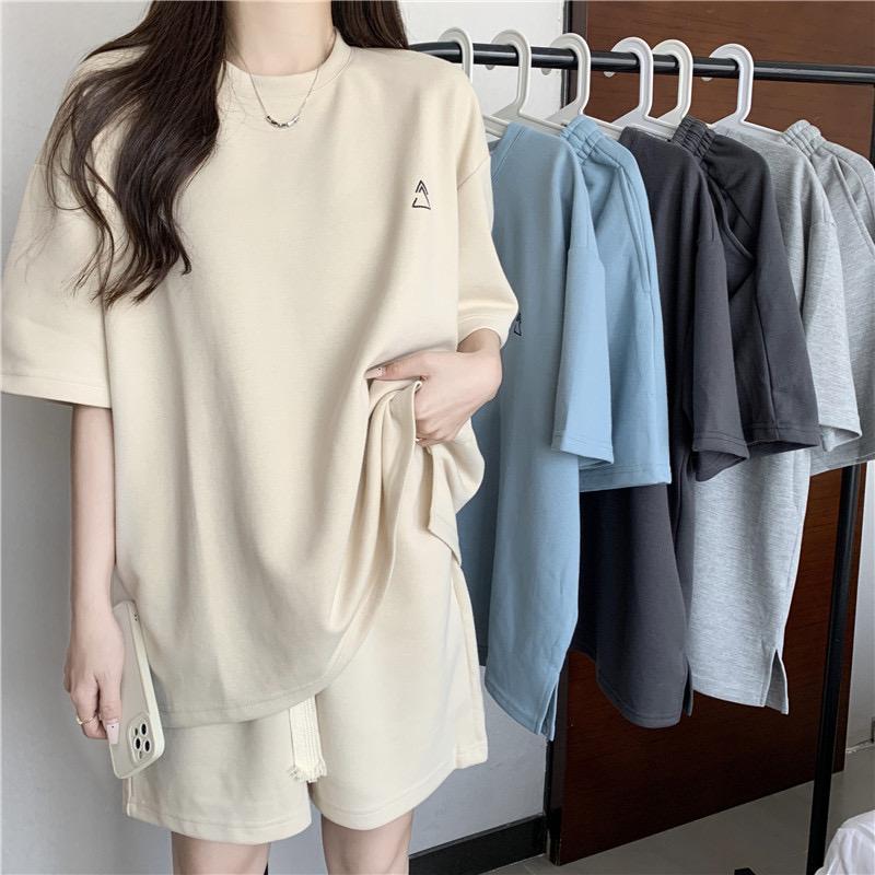 S17-set áo cộc quần short hoạ tiết tam giác-duoc-ban-tai-Hằng shop