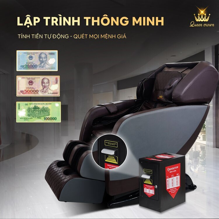 Ghế massage Queen Crown QC KD11 Plus-duoc-ban-tai-Công Ty Cổ Phần Xinh Home