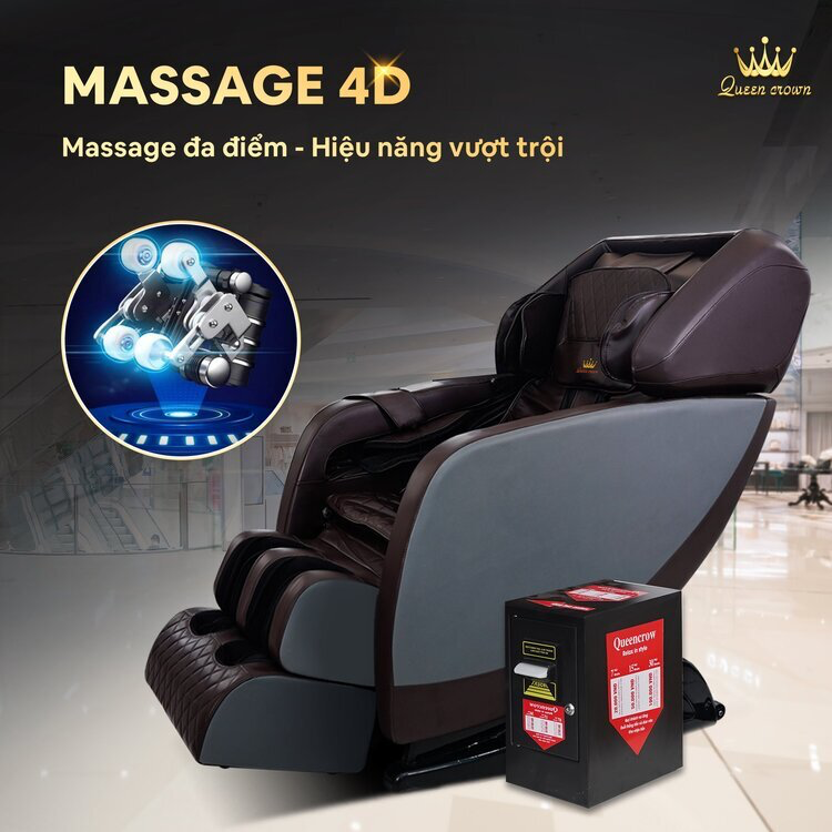 Ghế massage Queen Crown QC KD11 Plus-duoc-ban-tai-Công Ty Cổ Phần Xinh Home