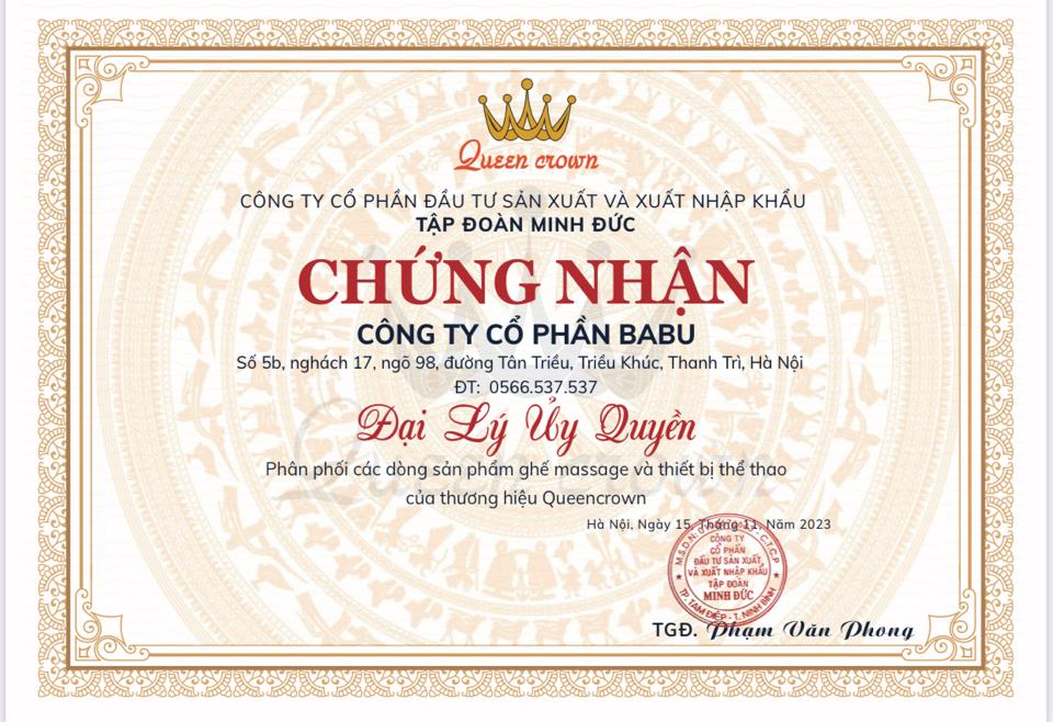 Ghế massage Queen Crown QC V500 - 3D-duoc-ban-tai-Công Ty Cổ Phần Xinh Home