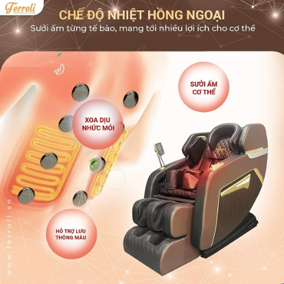 Ghế massage Ferroli Cyber - Okinawa - 3D-duoc-ban-tai-Công Ty Cổ Phần Xinh Home