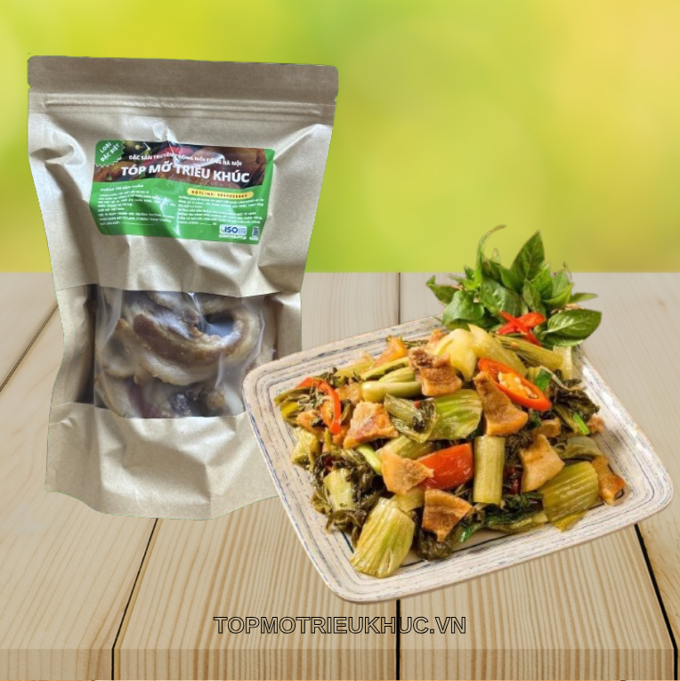 Tóp Mỡ Triều Khúc - 500gr dẻo (chưa bao gồm ship)-duoc-ban-tai-Tóp Mỡ Triều Khúc - Chú Bộ Đội
