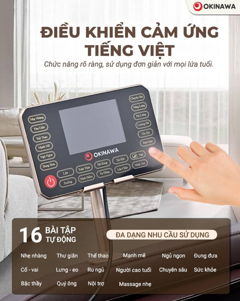 Ghế massage Okinawa OS-309 - 4D-duoc-ban-tai-Công Ty Cổ Phần Xinh Home