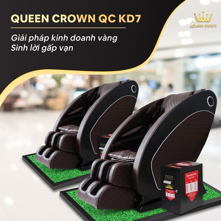 Ghế massage Queen Crown QC KD7 Plus-duoc-ban-tai-Công Ty Cổ Phần Xinh Home