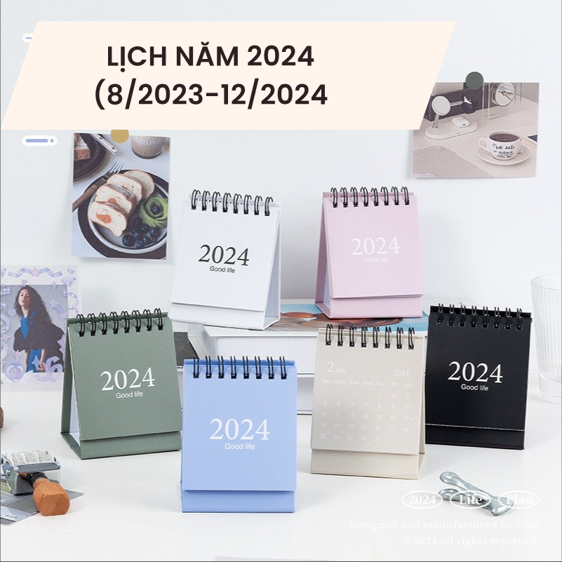 Lịch 2025 Mini màu đơn-duoc-ban-tai-Tiệm Dii