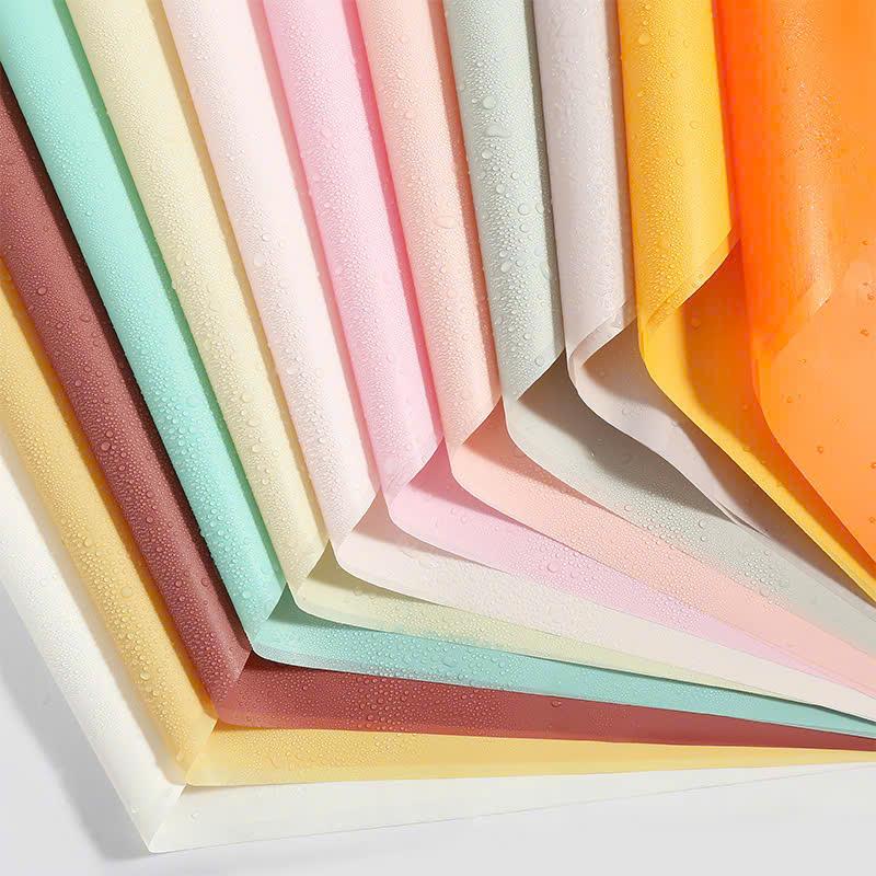 Giấy gói hoa hiện đại trơn đục màu pastel hiện đại size 58x58 không thấm nước-duoc-ban-tai-Tiệm Dii
