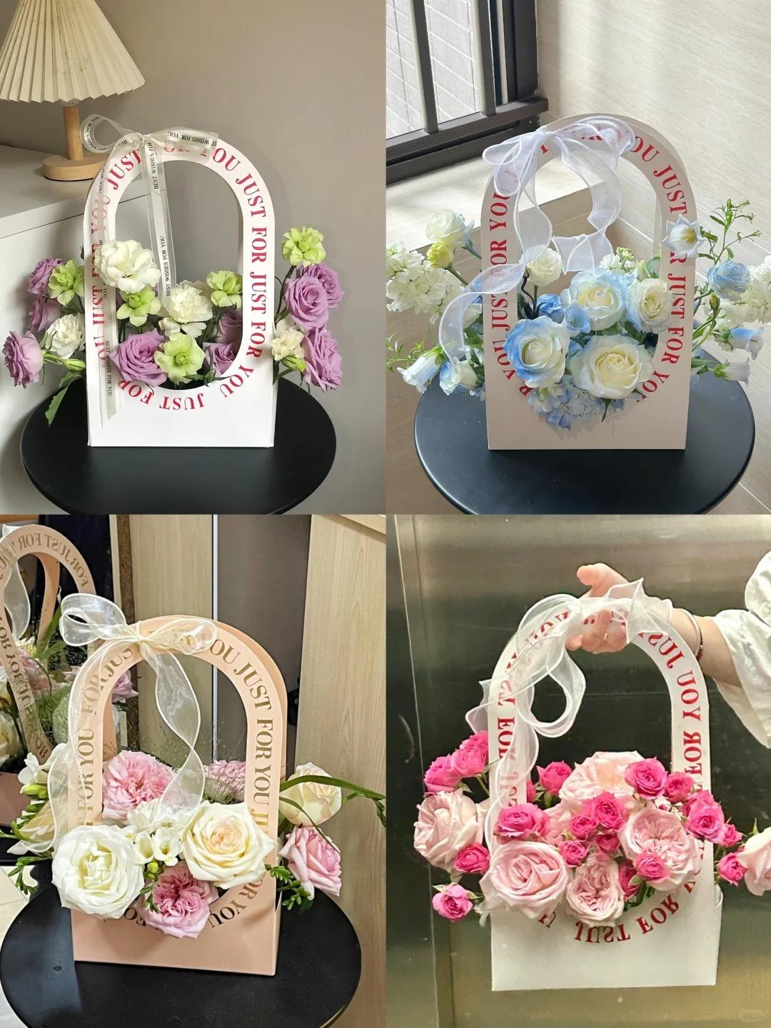 [M] TÚI HOA MIX THEO NGÀY SIZE M (Chỉ chốt Màu, Không Chọn Hoa)-duoc-ban-tai-Tiệm Dii