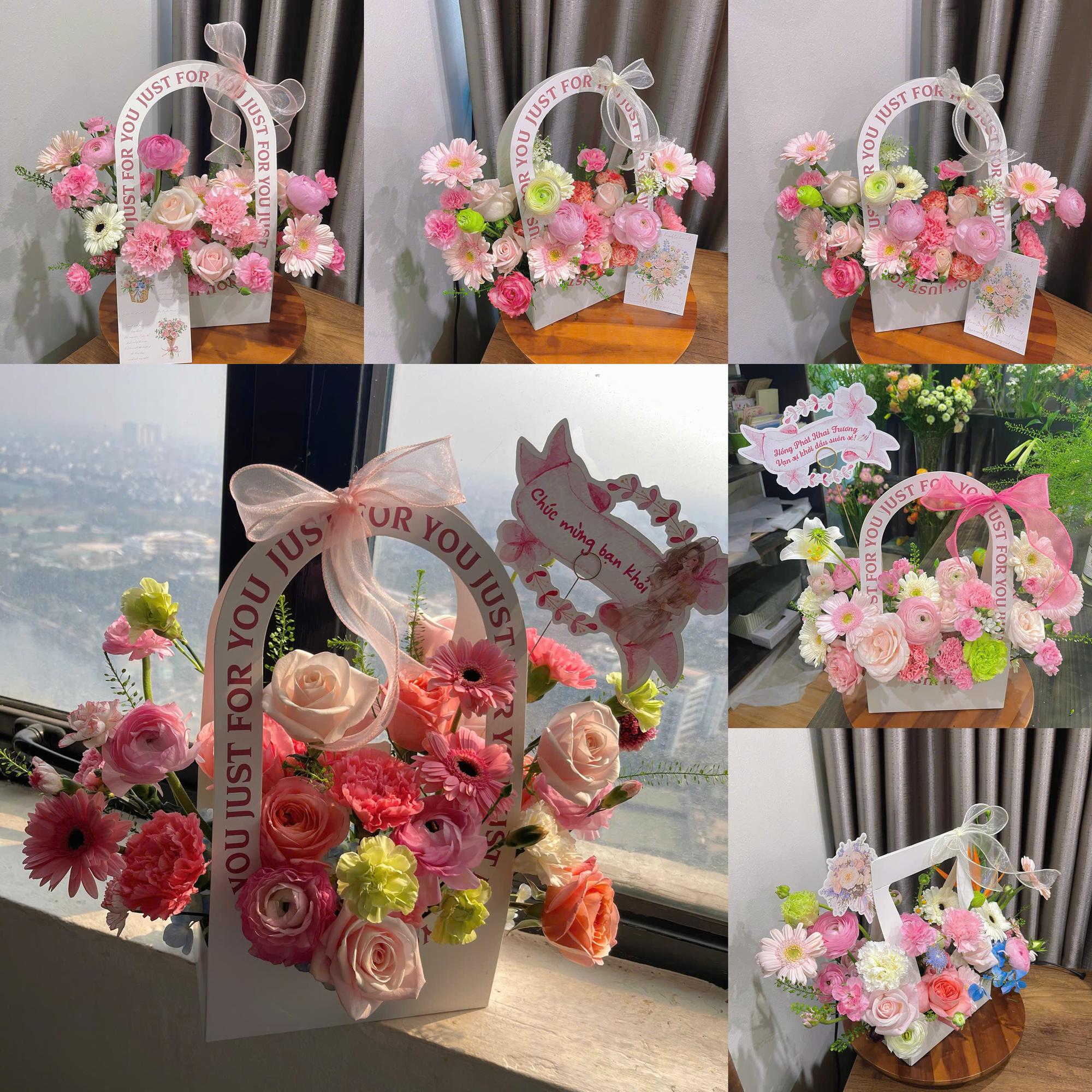 [M] TÚI HOA MIX THEO NGÀY SIZE M (Chỉ chốt Màu, Không Chọn Hoa)-duoc-ban-tai-Tiệm Dii