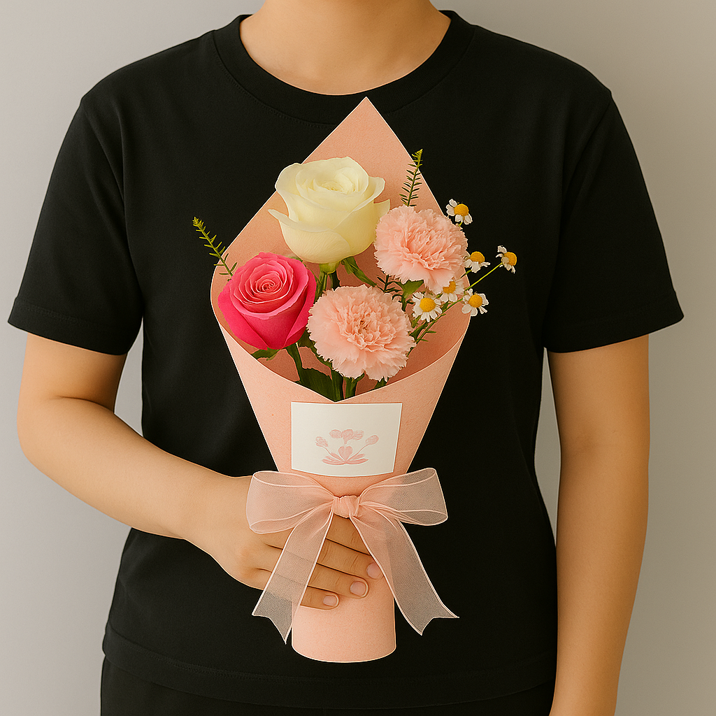 [XS] BÓ HOA ĐỒNG GIÁ size XS dáng ốc quế ( Chỉ chốt màu, Không Chọn Hoa)-duoc-ban-tai-Tiệm Dii