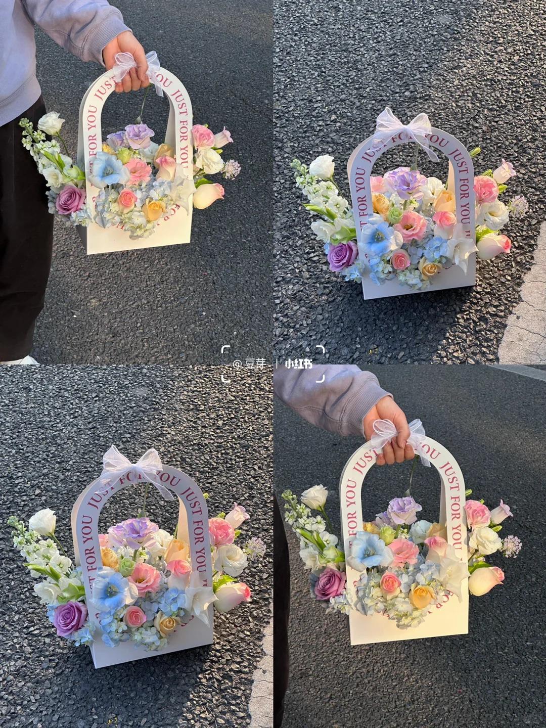 [M] TÚI HOA MIX THEO NGÀY SIZE M (Chỉ chốt Màu, Không Chọn Hoa)-duoc-ban-tai-Tiệm Dii